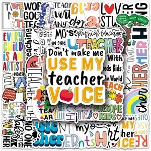 Teacher Stickers 50 Count NIP